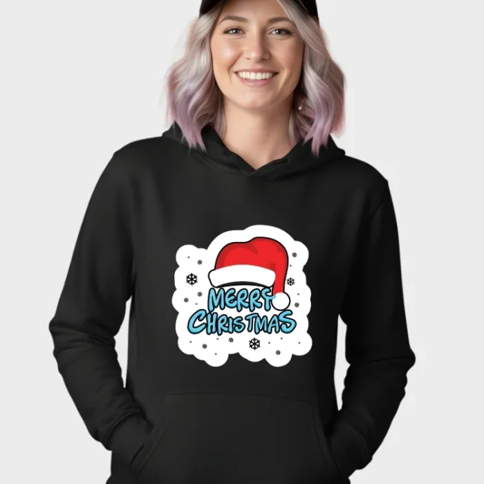 Merry Christmas Cap- Hoodie
