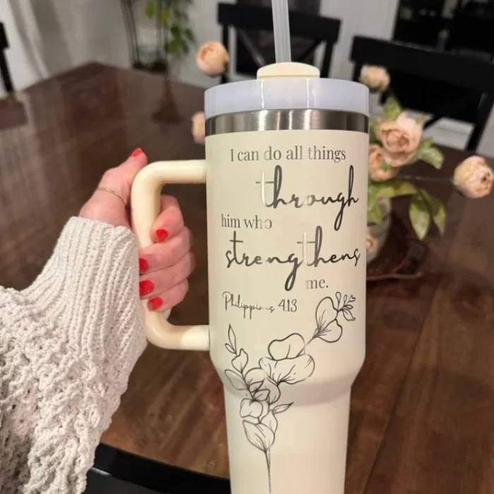 Custom Printed Tumbler – Personalize with Your Own Design