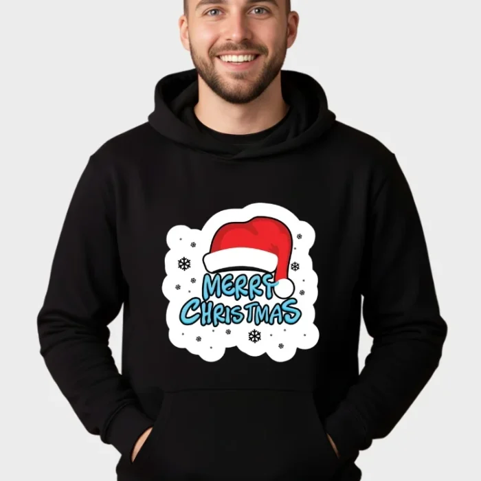 Merry Christmas Cap- Hoodie