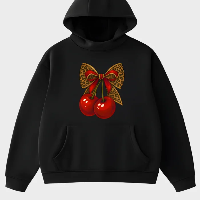 Feline Fruit Graphic Pullover