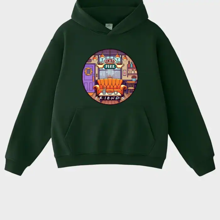 Primal Fusion Girl & Azure-Eyed Tiger Split Portrait Hoodie