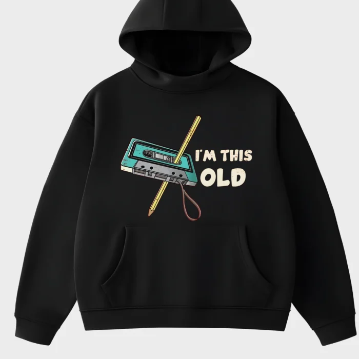 The Manual Rewind Retro Cassette Hoodie