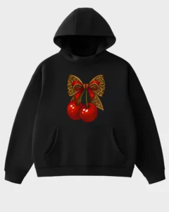 Feline Fruit Graphic Pullover