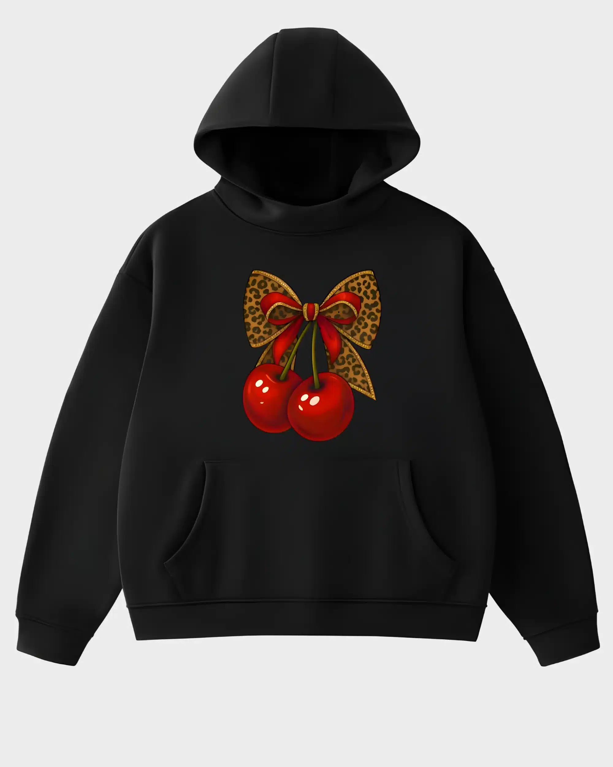 Feline Fruit Graphic Pullover