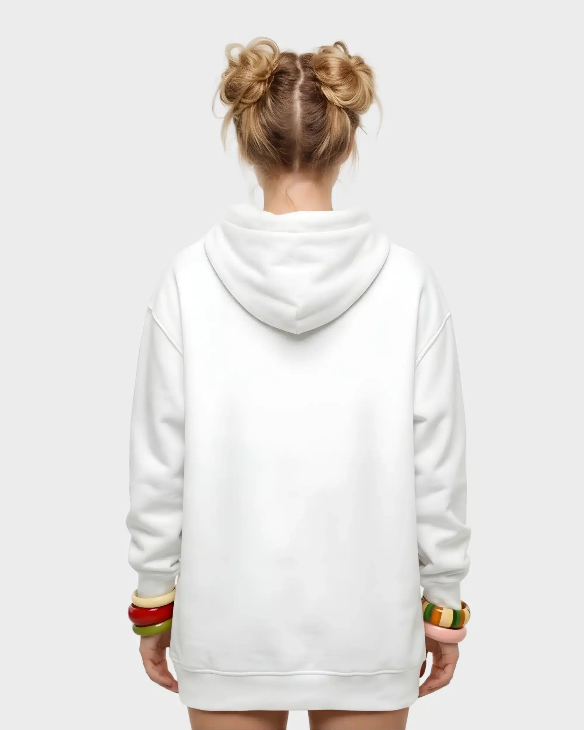 Warning Sign No Control Caution Tape Mouth Graphic Hoodie - Image 3