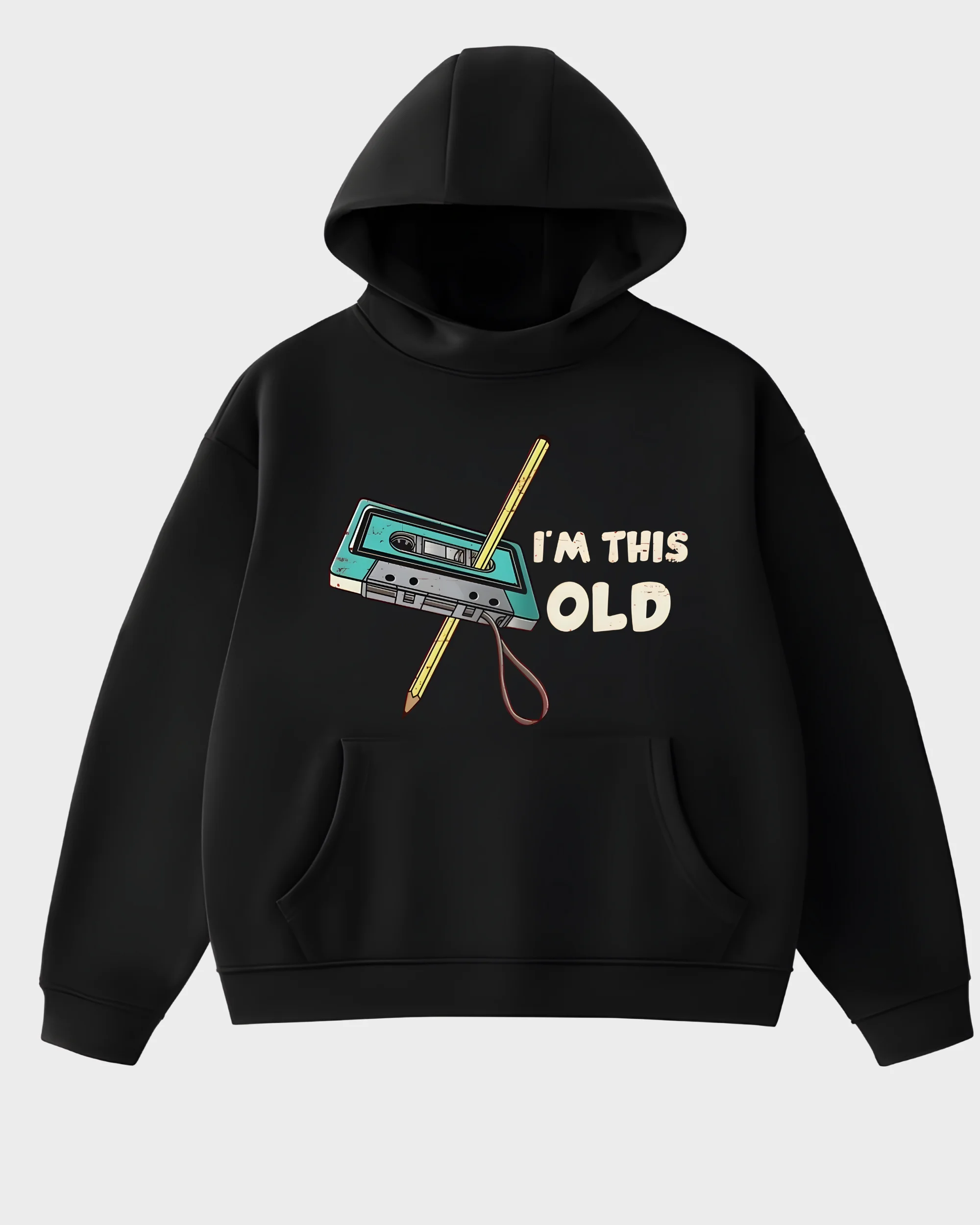 The Manual Rewind Retro Cassette Hoodie
