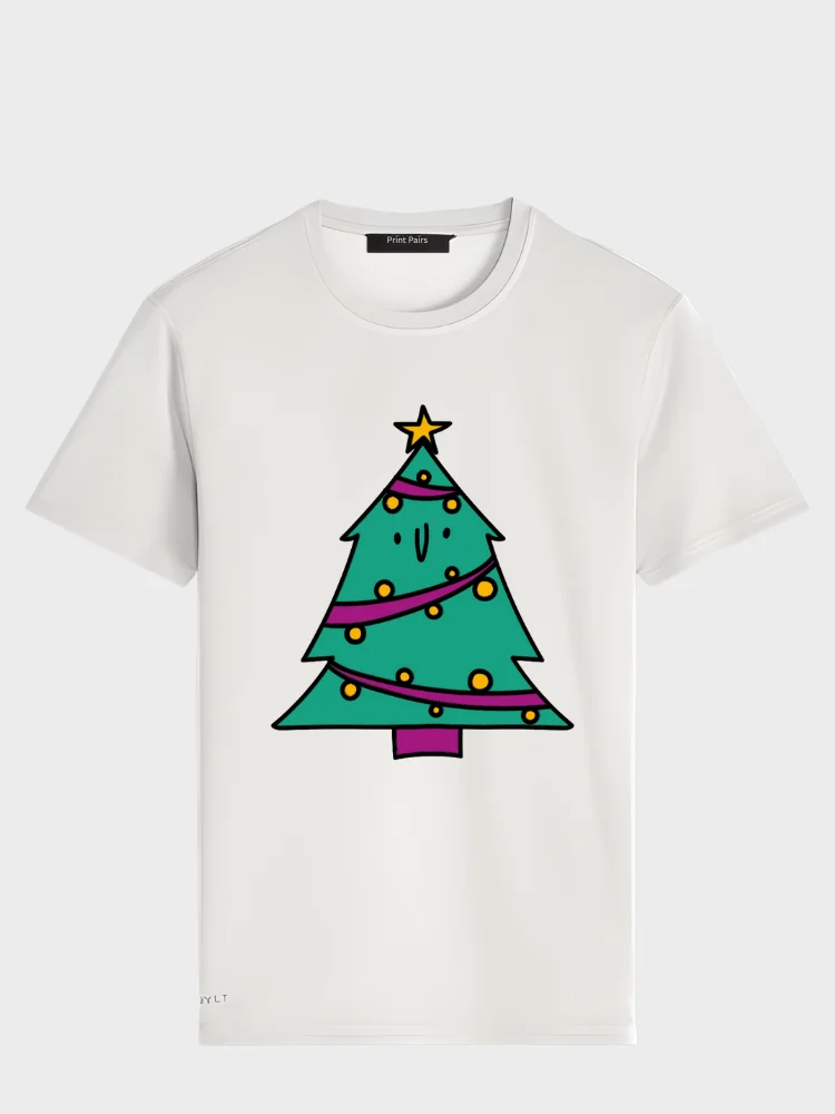 Merry Christmas Tree  - T-Shirt