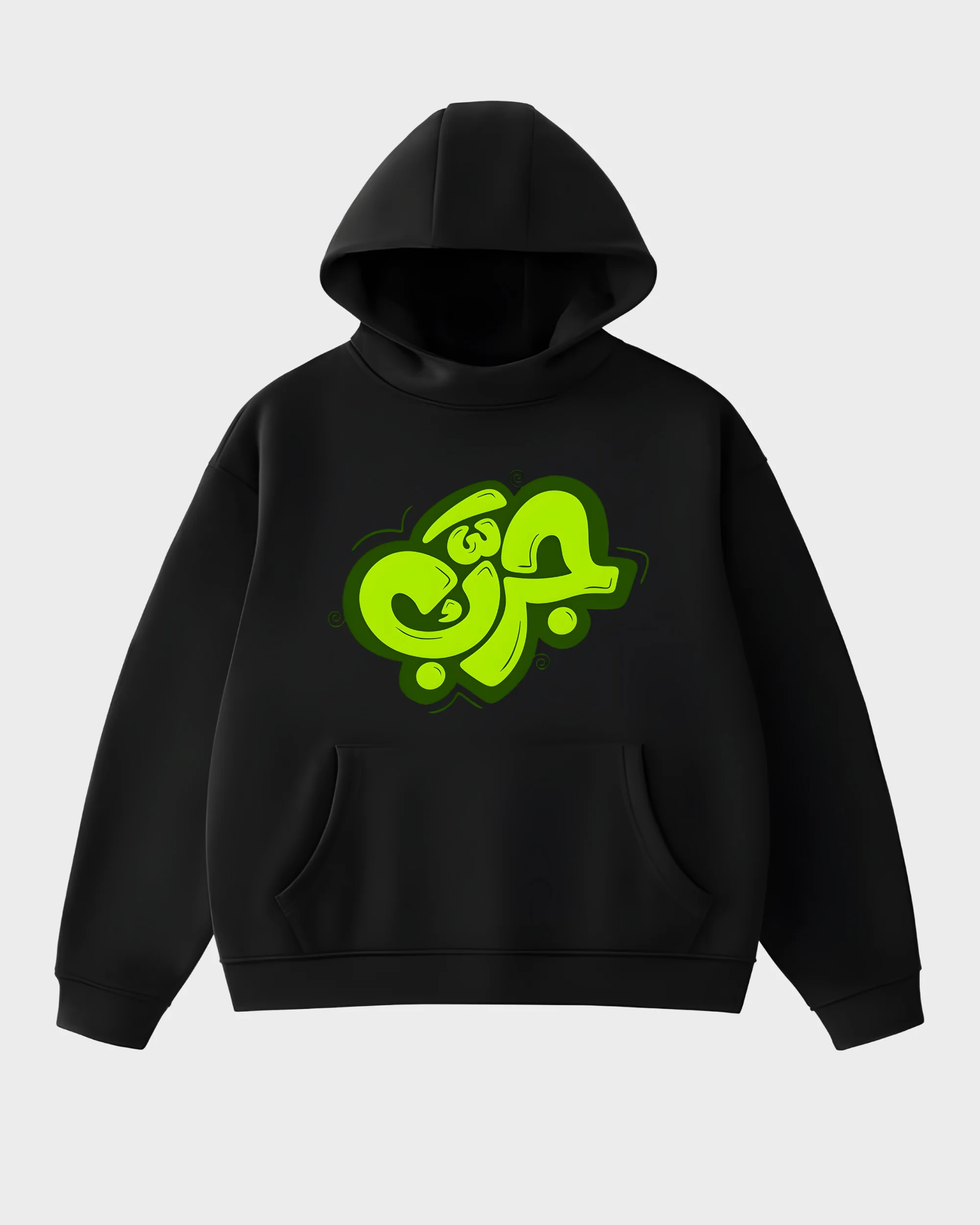 Jari Bold Graffiti Calligraphy Hoodie