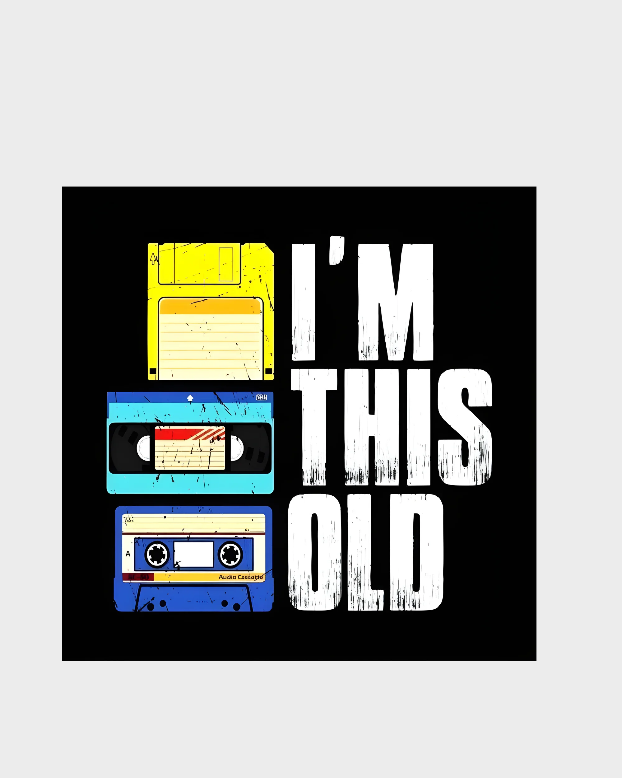 I am This Old Retro Tech Stack Graphic Hoodie - Image 4