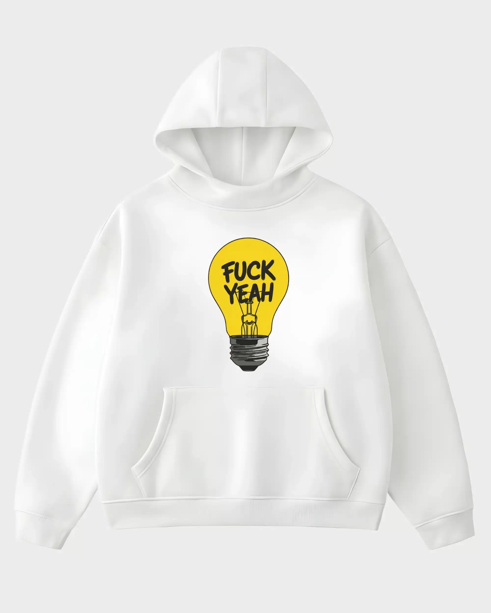 Electric Energy Fuck Yeah Lightbulb Statement Hoodie